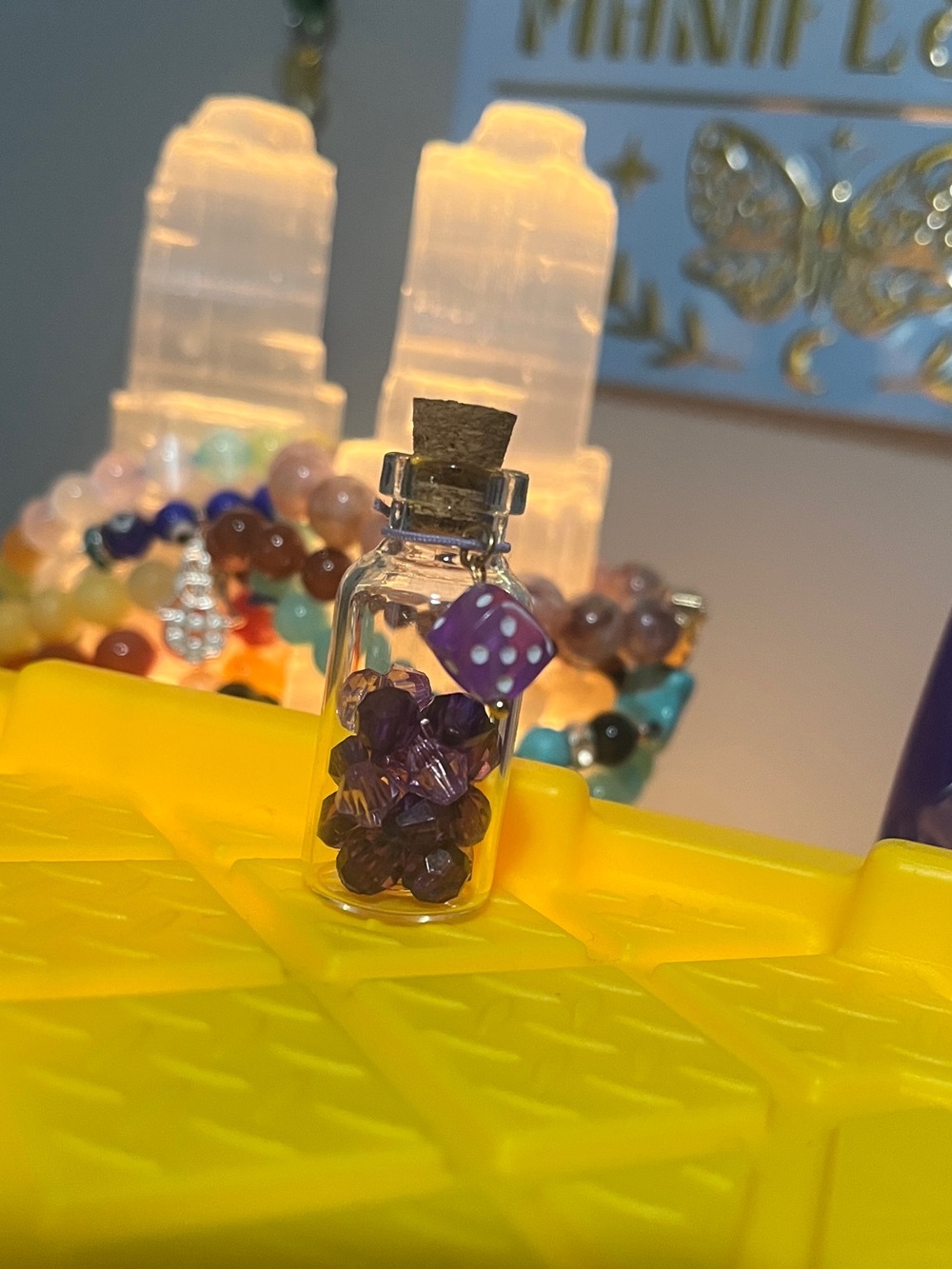 💜”Roll The Dice” Purple Potion Bottle